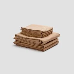 Cafe Au Lait Washed Cotton Percale Bedtime Bundle 12 Cafe Au Lait Washed Cotton Percale Bedtime Bundle -Piglet PigletinBed WashedCotton BedtimeBundle CafeauLait 1 greyBG
