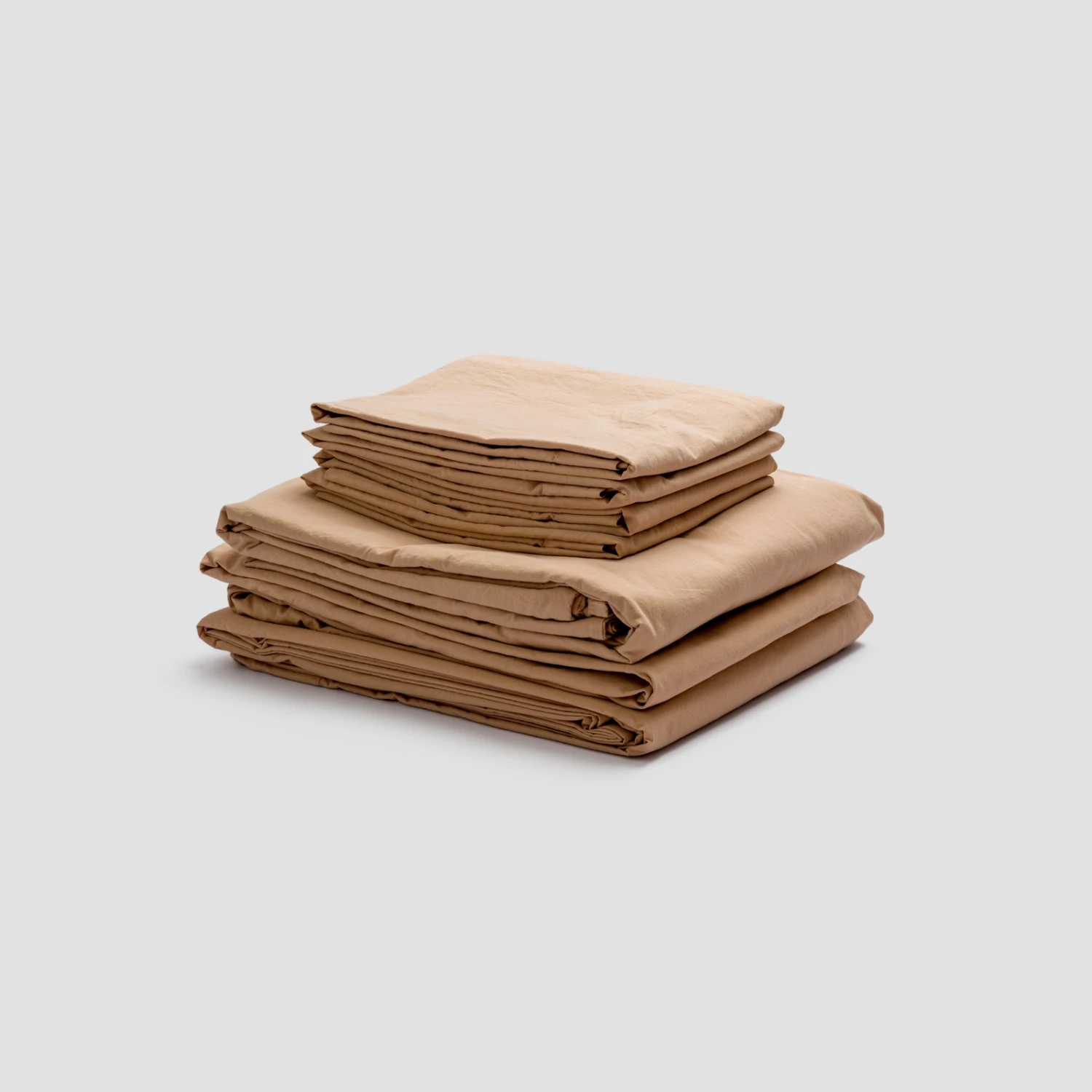 Cafe Au Lait Washed Cotton Percale Bedtime Bundle 5 Cafe Au Lait Washed Cotton Percale Bedtime Bundle - Image 3