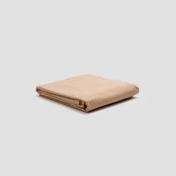 Cafe Au Lait Washed Cotton Percale Duvet Cover -Piglet PigletinBed WashedCotton DuvetCover CafeauLait 1 greyBG 47629540 86a9 4d52 ae83 7cfd455cc299