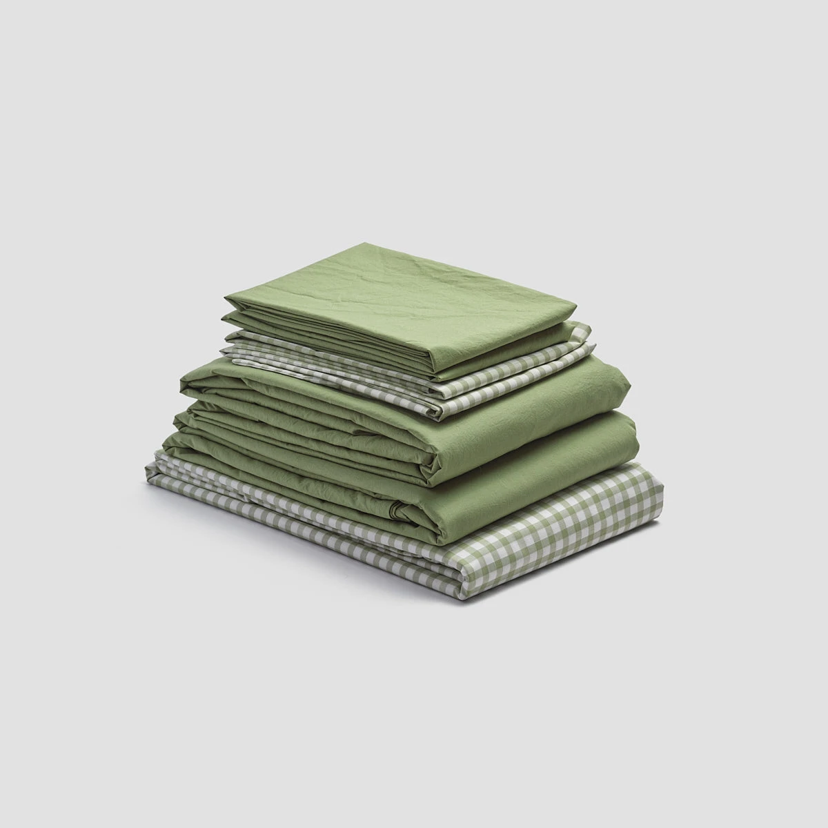 Pear Small Gingham Cotton Percale Bundle 6 Pear Small Gingham Cotton Percale Bundle - Image 4