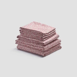 Red Dune Meadow Floral Printed Cotton Bundle -Piglet PigletinBed WashedCottonBedtimeBundle RedDuneMeadowFloral Monocolour greyBG