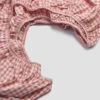 Red Dune Small Gingham Cotton Fitted Sheet -Piglet PigletinBed WashedCottonFittedSheet RedDuneGingham 2 greyBG b6e8ac76 8122 4d35 8f2d 9c63c2608612