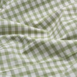 Pear Small Gingham Cotton Flat Sheet -Piglet PigletinBed WashedCottonFlatSheet PearGingham 2 2ca3d5f5 104d 45f5 be4f b5ff03aa3e31