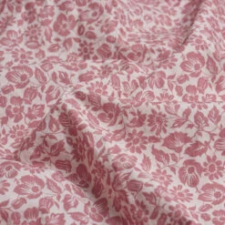 Red Dune Meadow Floral Printed Cotton Bundle -Piglet PigletinBed WashedCottonFlatSheet RedDuneMeadowFloral 3