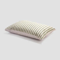 Pear Seersucker Stripe Cotton Bundle 21 Pear Seersucker Stripe Cotton Bundle -Piglet PigletinBed WashedCottonPillowcase PearSeersuckerStripe greyBG