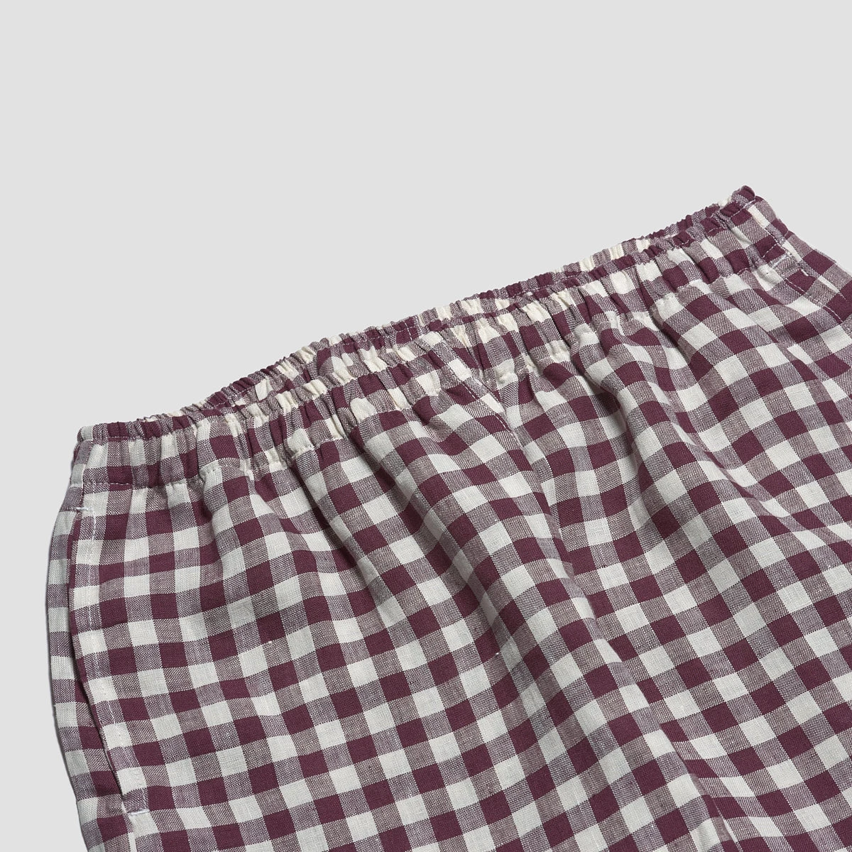 Berry Gingham Pajama Pants 6 Berry Gingham Pajama Pants - Image 4