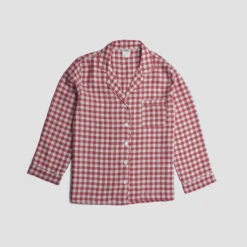 Mineral Red Gingham Pajama Shorts Set 13 Mineral Red Gingham Pajama Shorts Set -Piglet PigletinBed Women sLinenPyjamaShirt MineralRedGingham 1 greyBG 006b6bfc b8ac 4682 9533 b75ecf355237