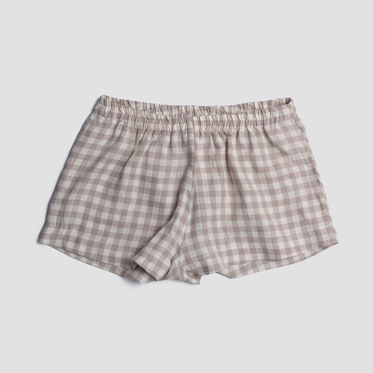 Mushroom Gingham Pajama Shorts 5 Mushroom Gingham Pajama Shorts - Image 3