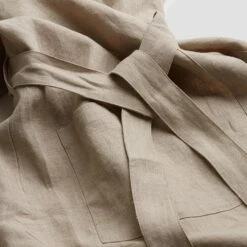 Oatmeal Linen Robe -Piglet Sand Robe 6a 30a14a47 c9bf 4430 bbba 692080dc9406