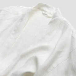 White Linen Robe -Piglet White Robe 4a a68e5f9f 446a 4198 90b0 bae92344c46a