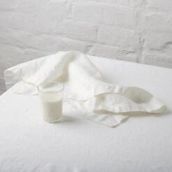 White Linen Tablecloth